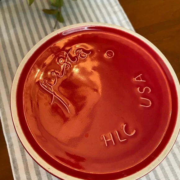 Fiestaware SCARLET Large Canister - Picture 5 of 6